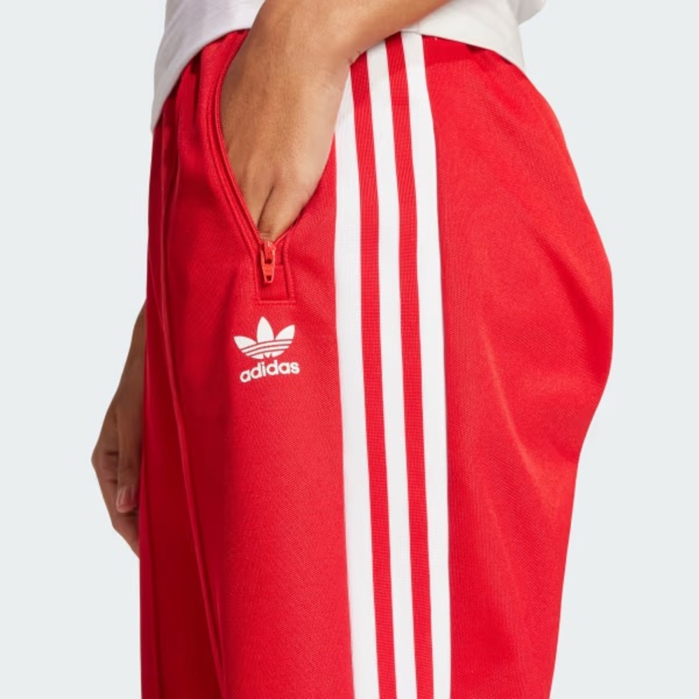 adidas Originals Adicolor Women;s Beckenbauer Track Pants Red